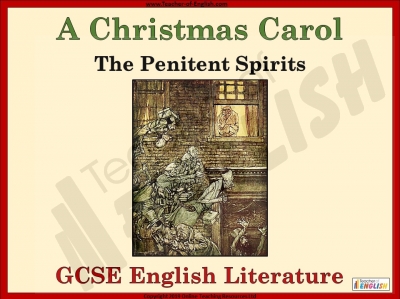 A Christmas Carol - The Penitent Spirits Teaching Resources